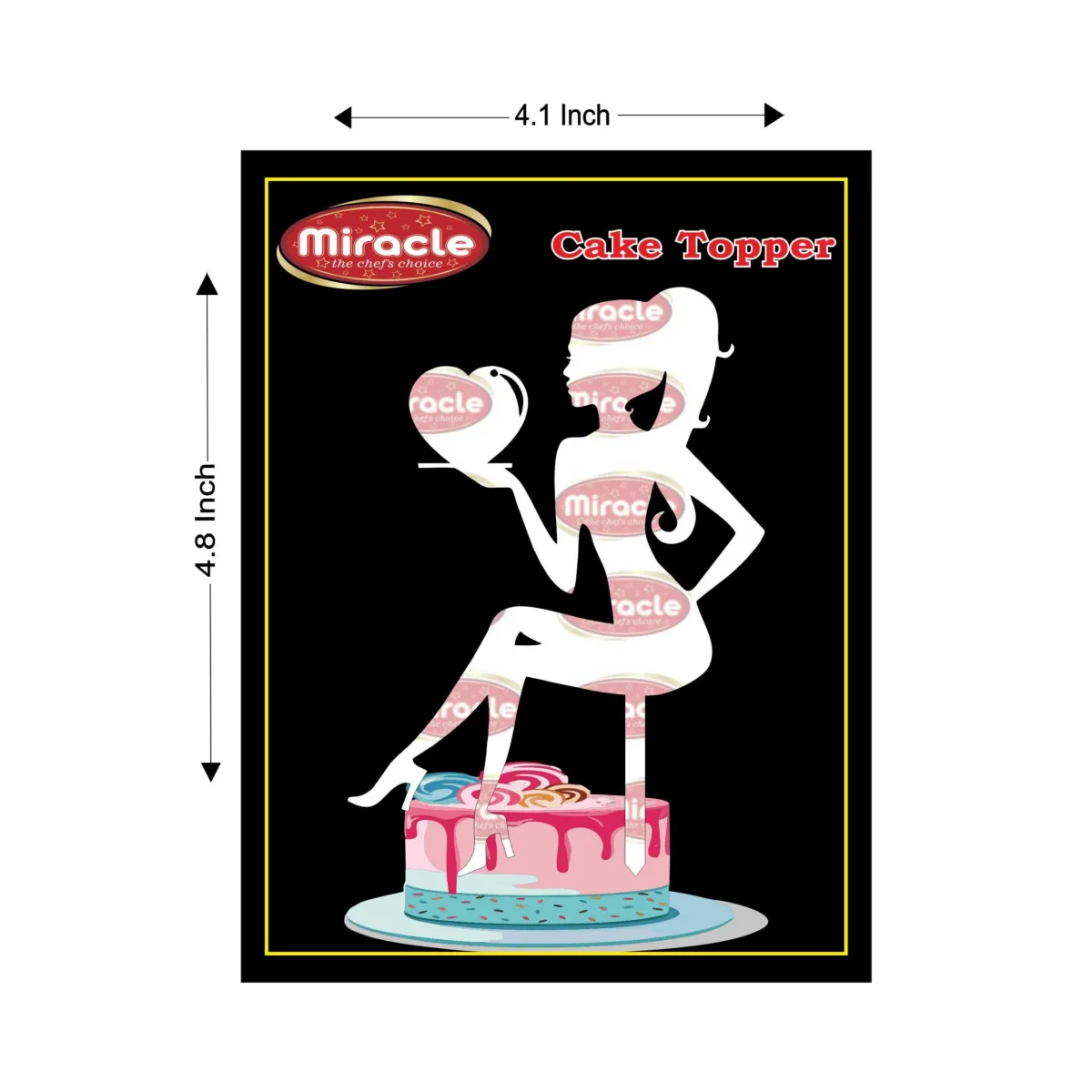 Miracle Girl Topper T4 Design3. - 1