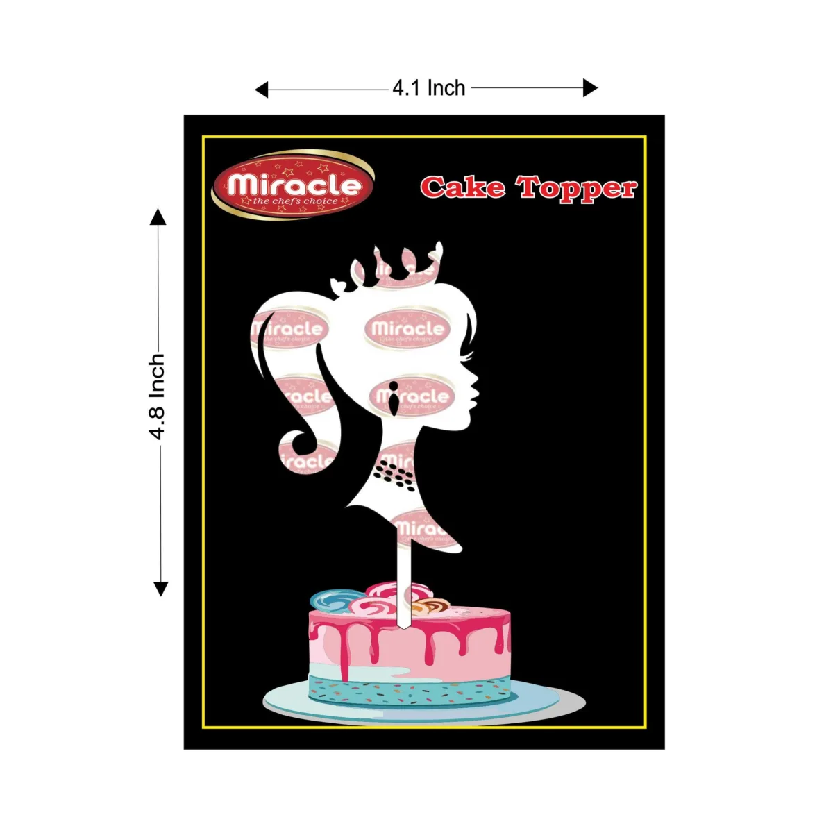Miracle Girl Topper T4 Design5. - 1