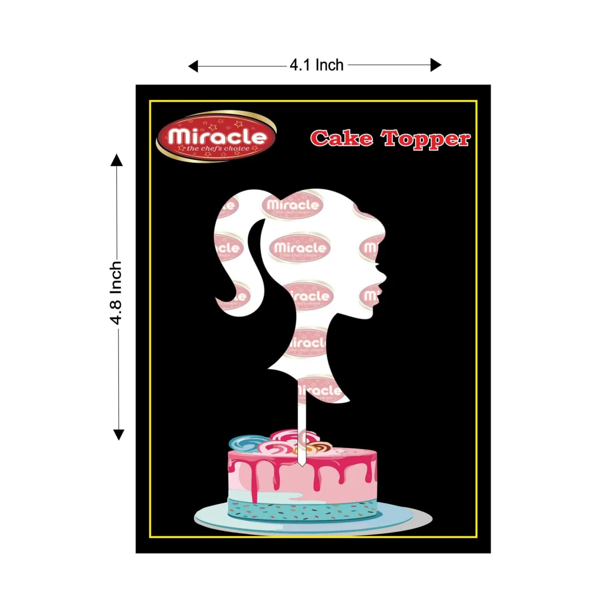 Miracle Girl Topper T4 Design6. - 1