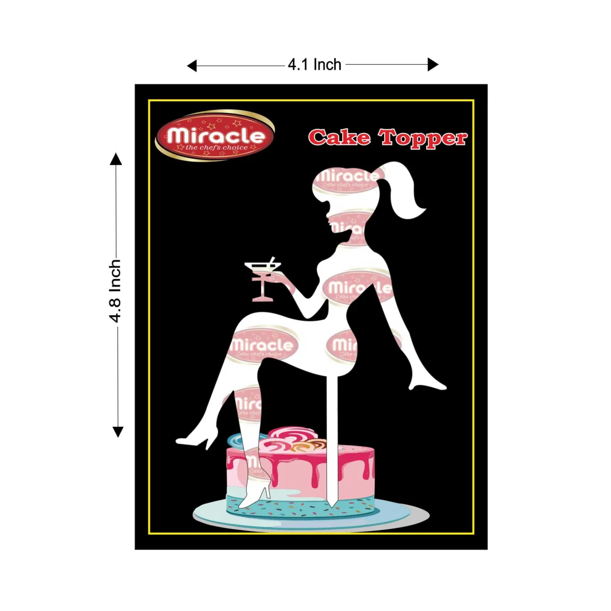 Miracle Girl Topper T4 Design7. - 1