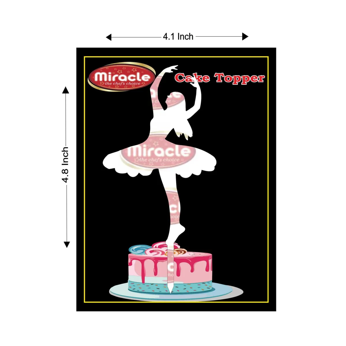 Miracle Girl Topper T4 Design9. - 1