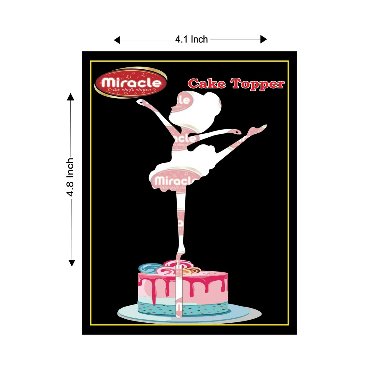 Miracle Girl Topper T4 Design10. - 1