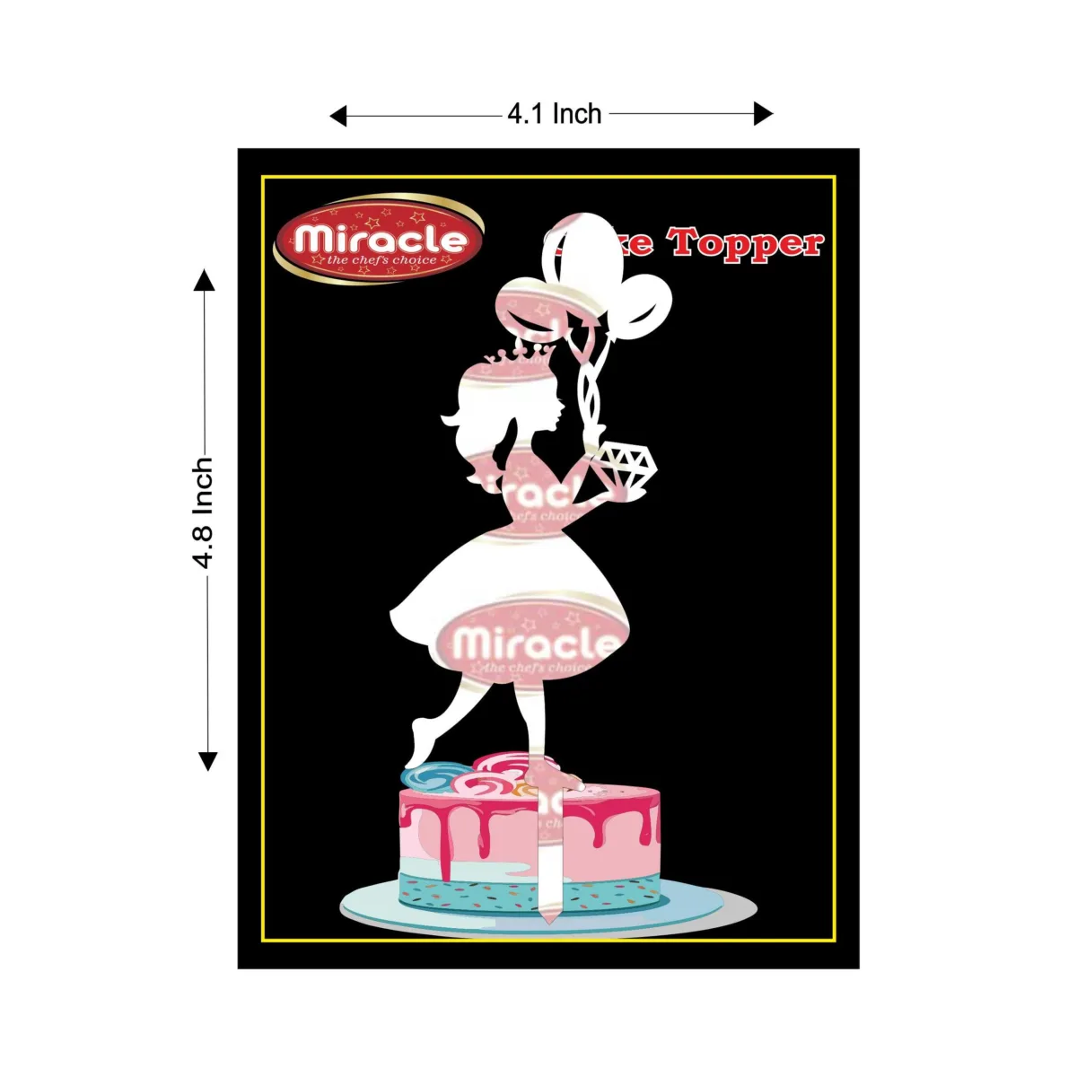 Miracle Girl Topper T4 Design11. - 1