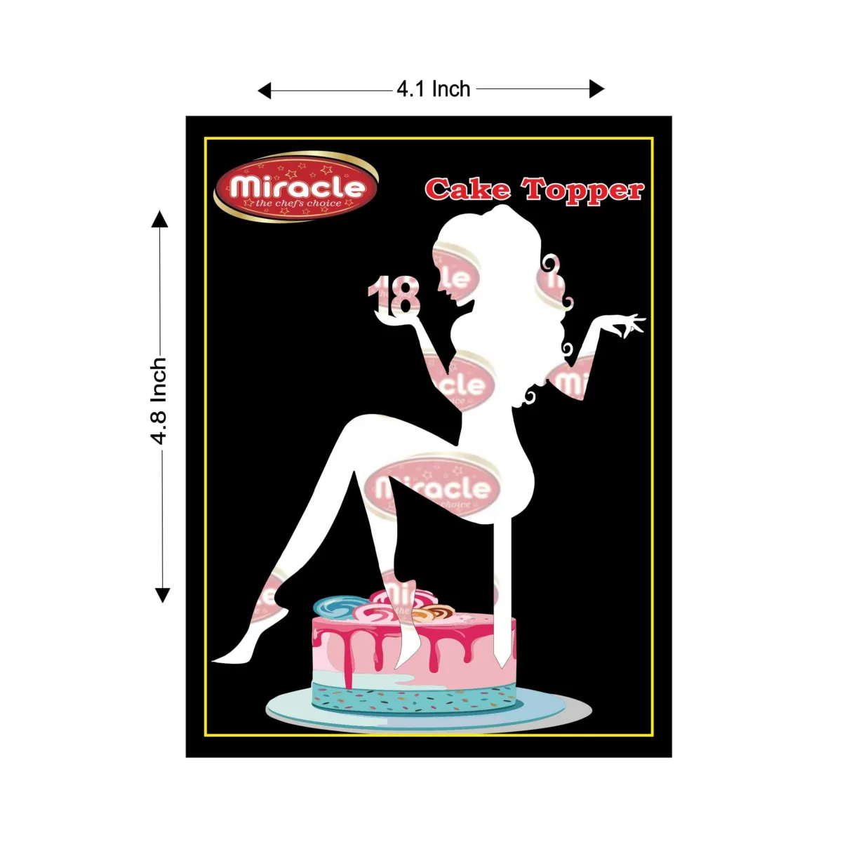 Miracle Girl Topper T4 Design13. - 1
