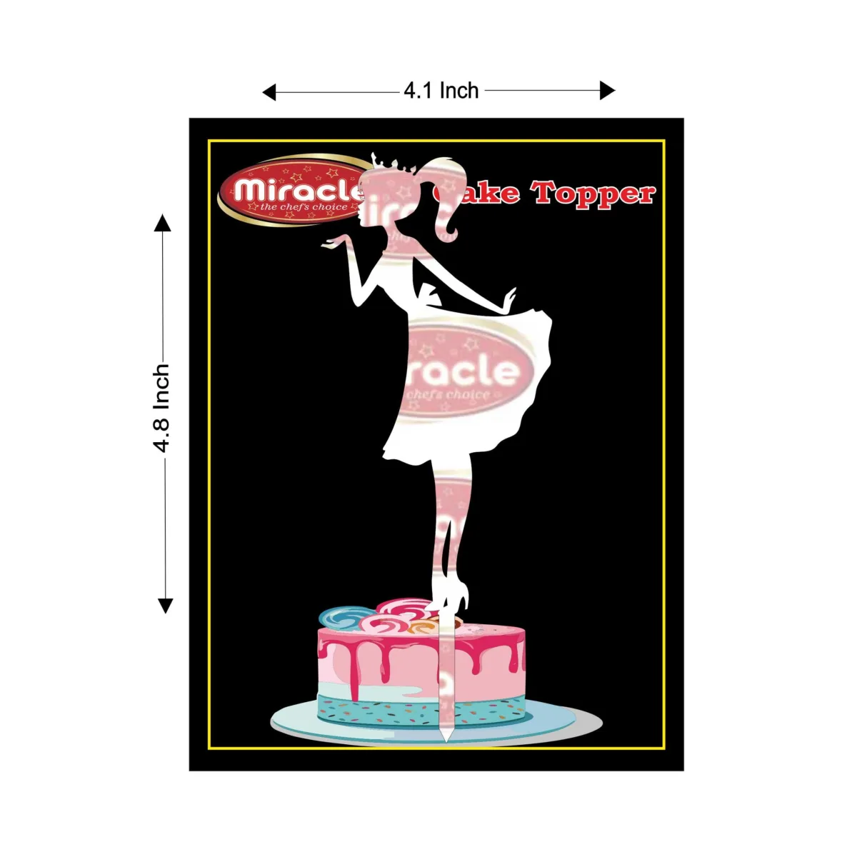 Miracle Girl Topper T4 Design17. - 1