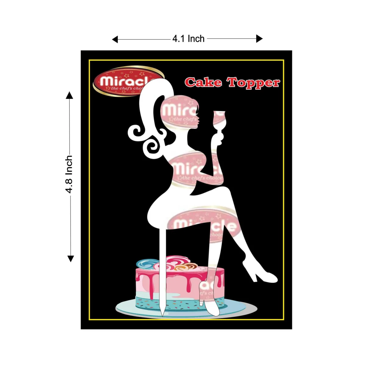 Miracle Girl Topper T4 Design18. - 1
