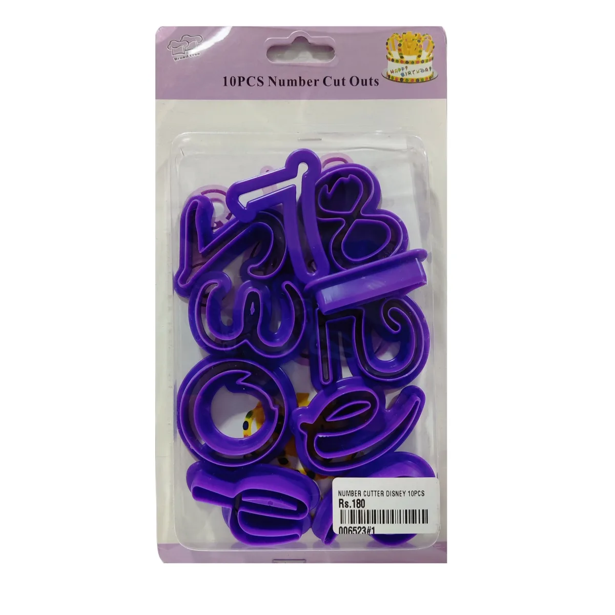 Number Cutouts 10pcs - 1