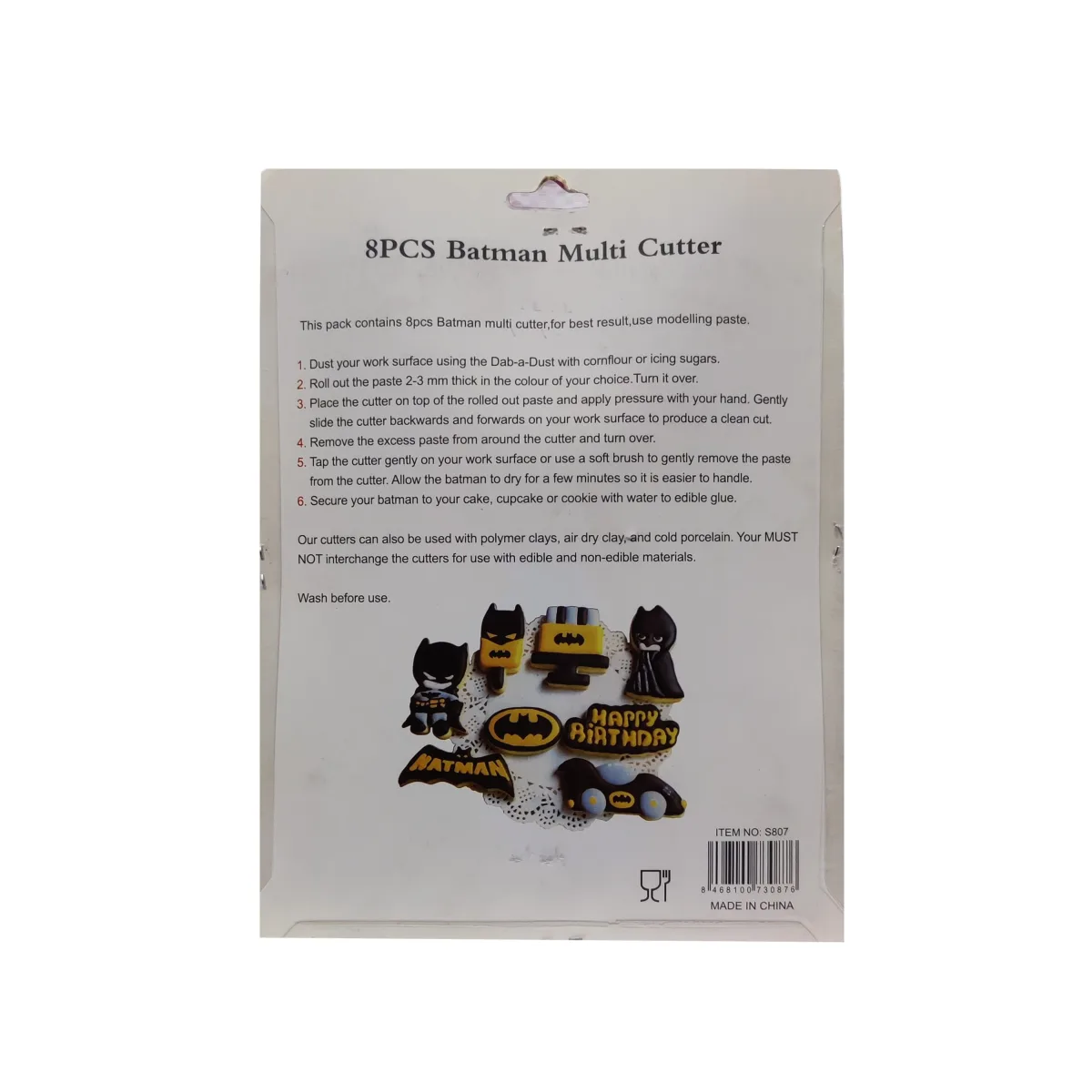 Batman Multi Cutter 8Pcs - 2