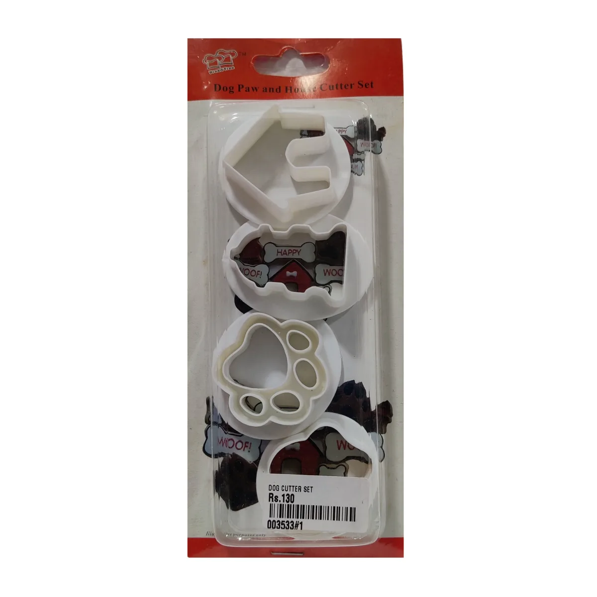 Dog Pow And House Cutter Set - 1