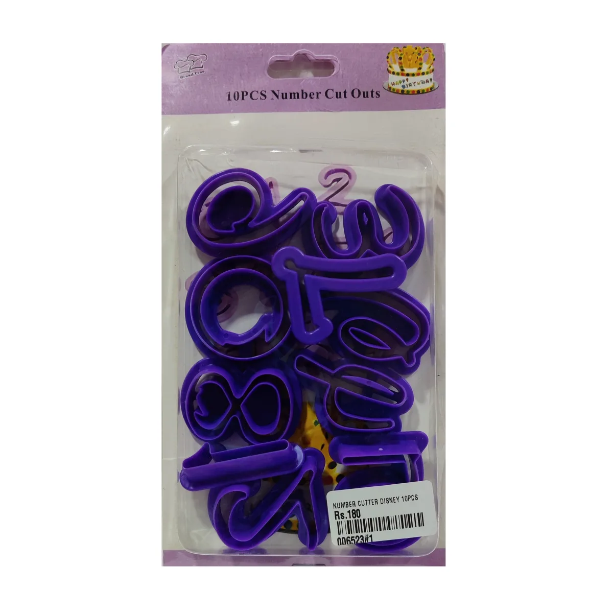 Number Cutter Set 10pcs - 1