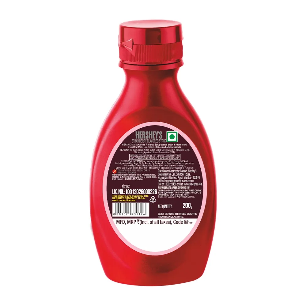 Hershey's Strawberry Flavored Syrup - 2