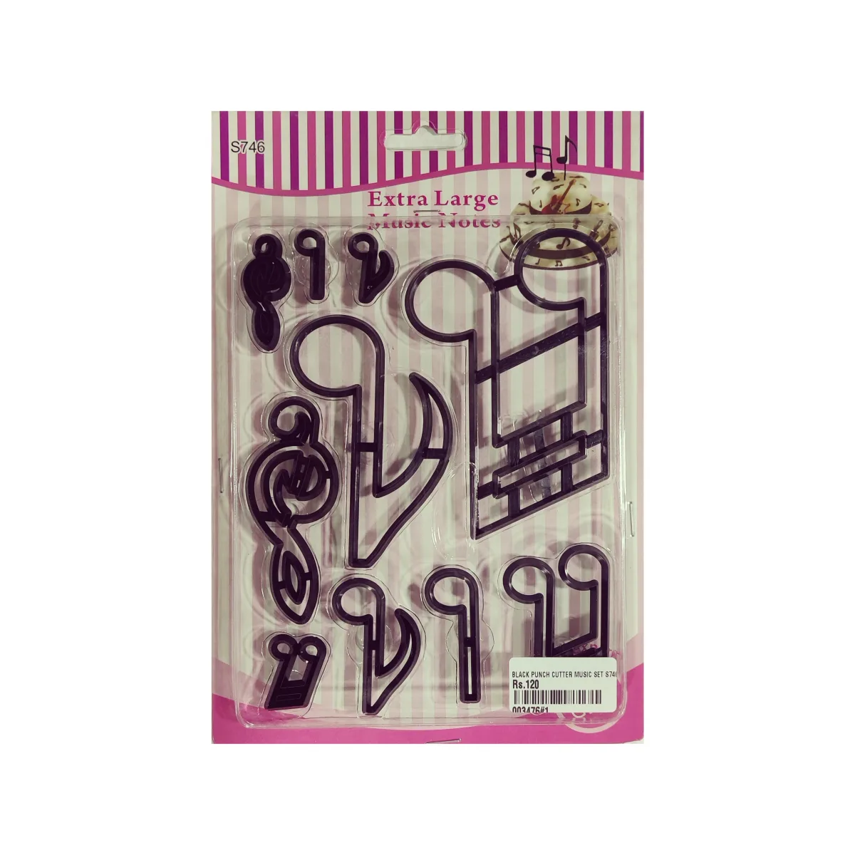 Extra Large Music Notes Punch Cutter - 1