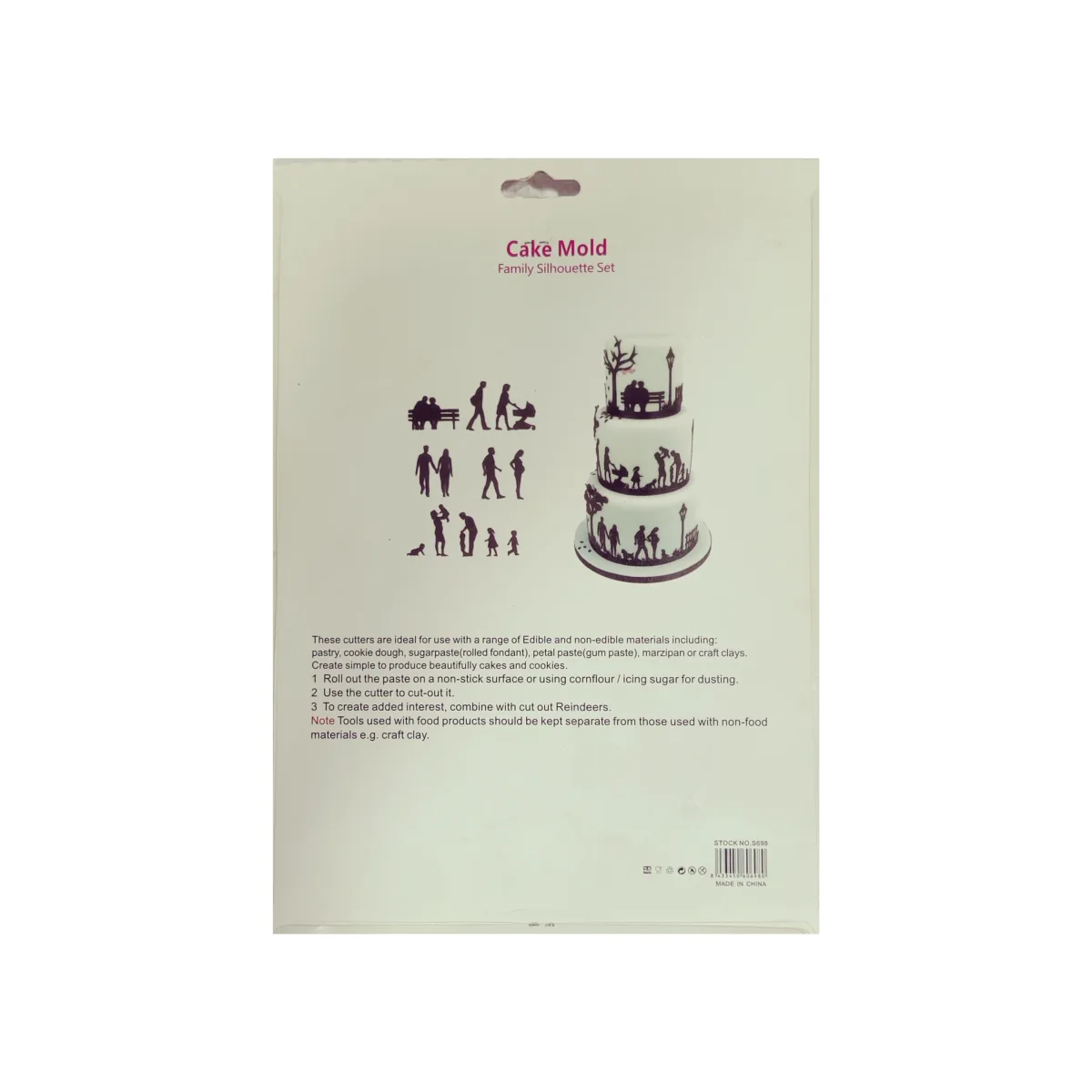 Family Silhouette Set Black Punch Cutter - 2