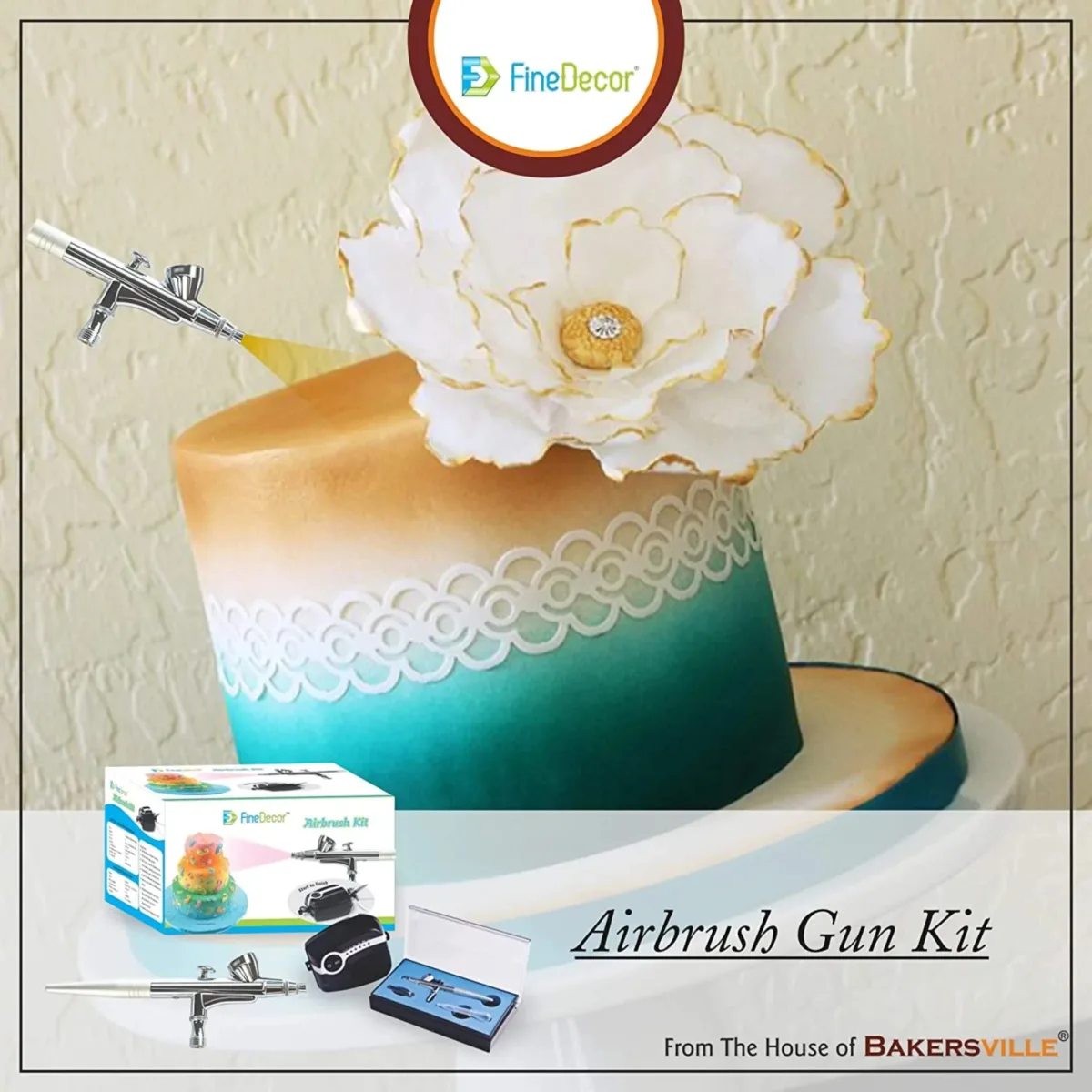 Fine Decor Airbrush Gun Kit - 3