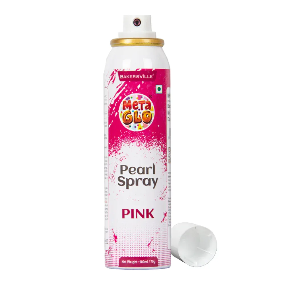 Meta Glo Pearl Spray Colour 100Ml Pink - 1
