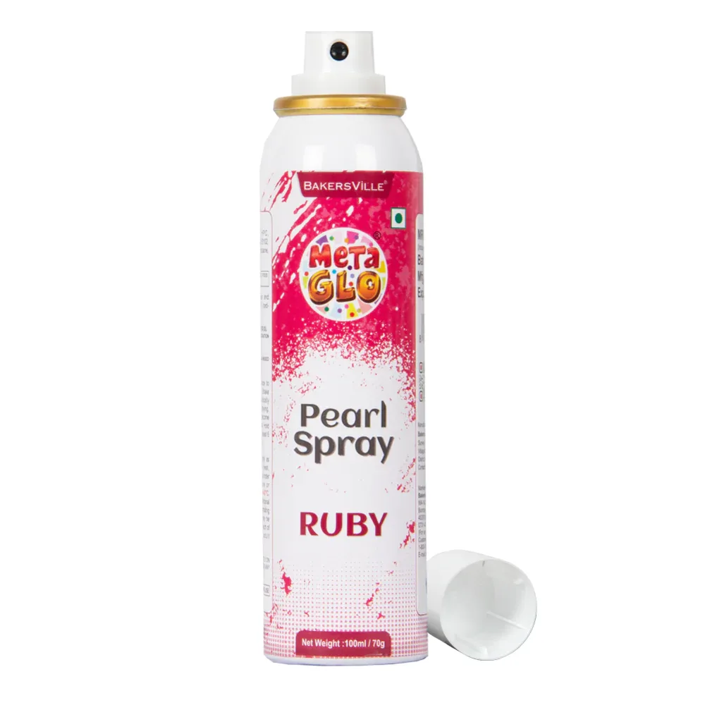 Meta Glo Pearl Spray Colour 100Ml Ruby - 1