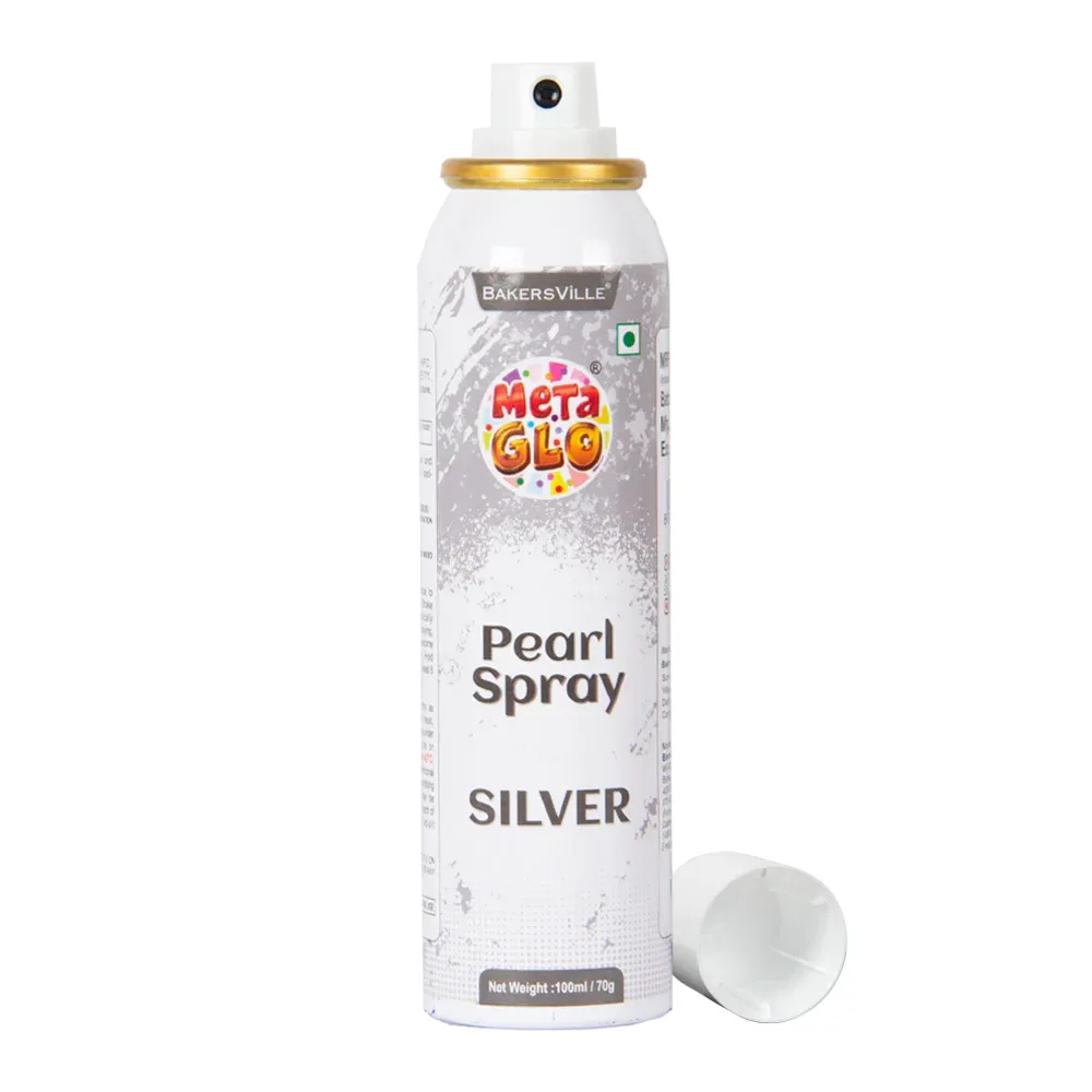 Meta Glo Pearl Spray Colour 100Ml Silver - 1