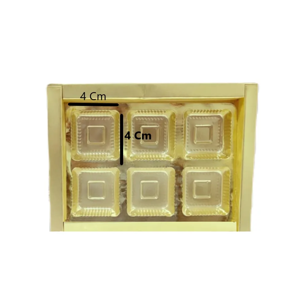 Chocolate Box 6 Cavity 10Pcs - 4