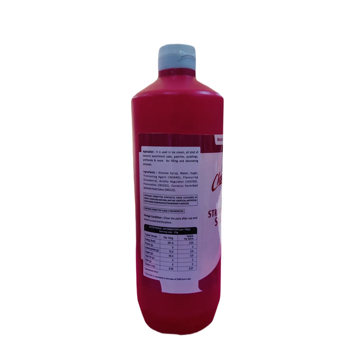 Chocoville  Syrup 1.3Kg Strawberry - 2