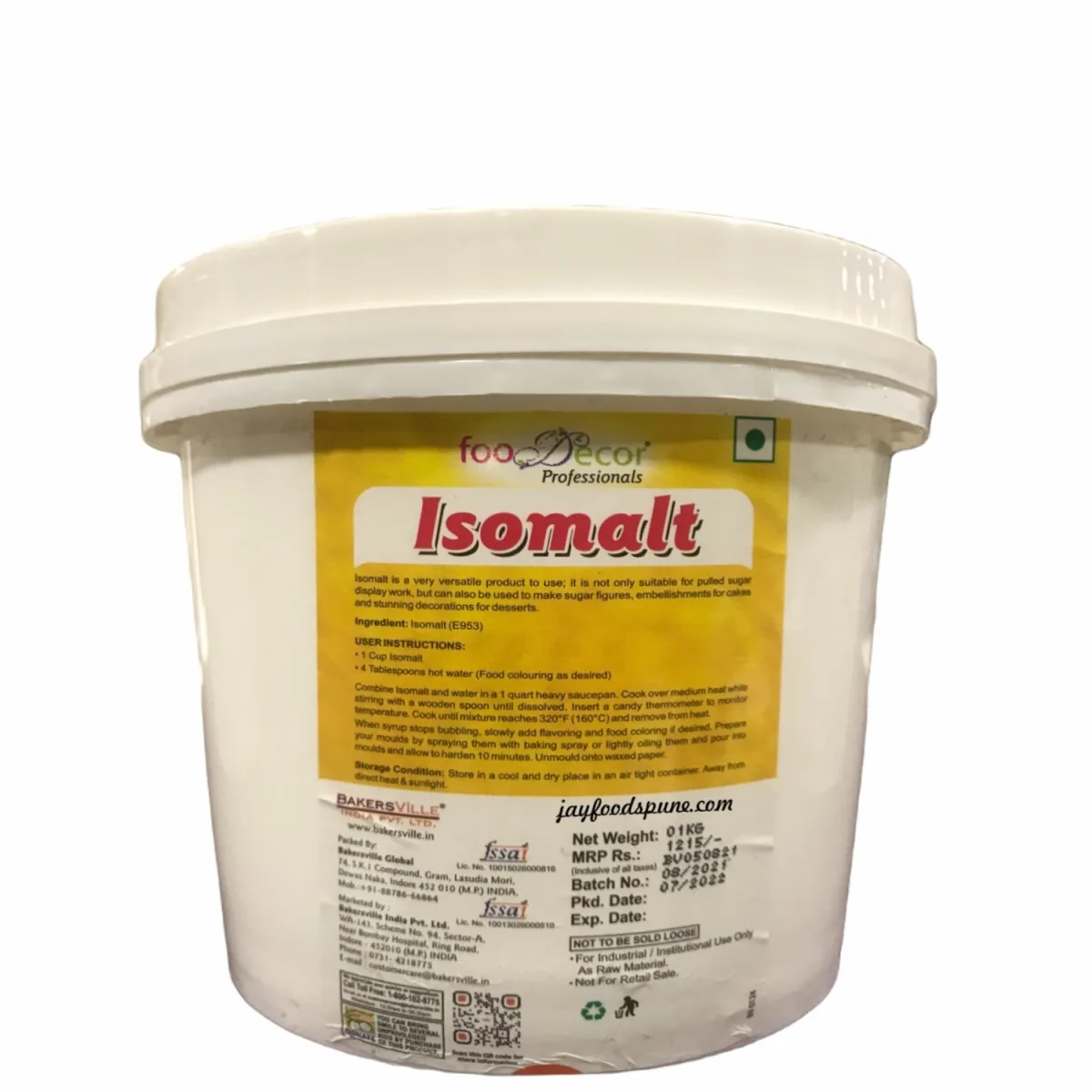 Foodecor Isomalt 1 Kg - 1