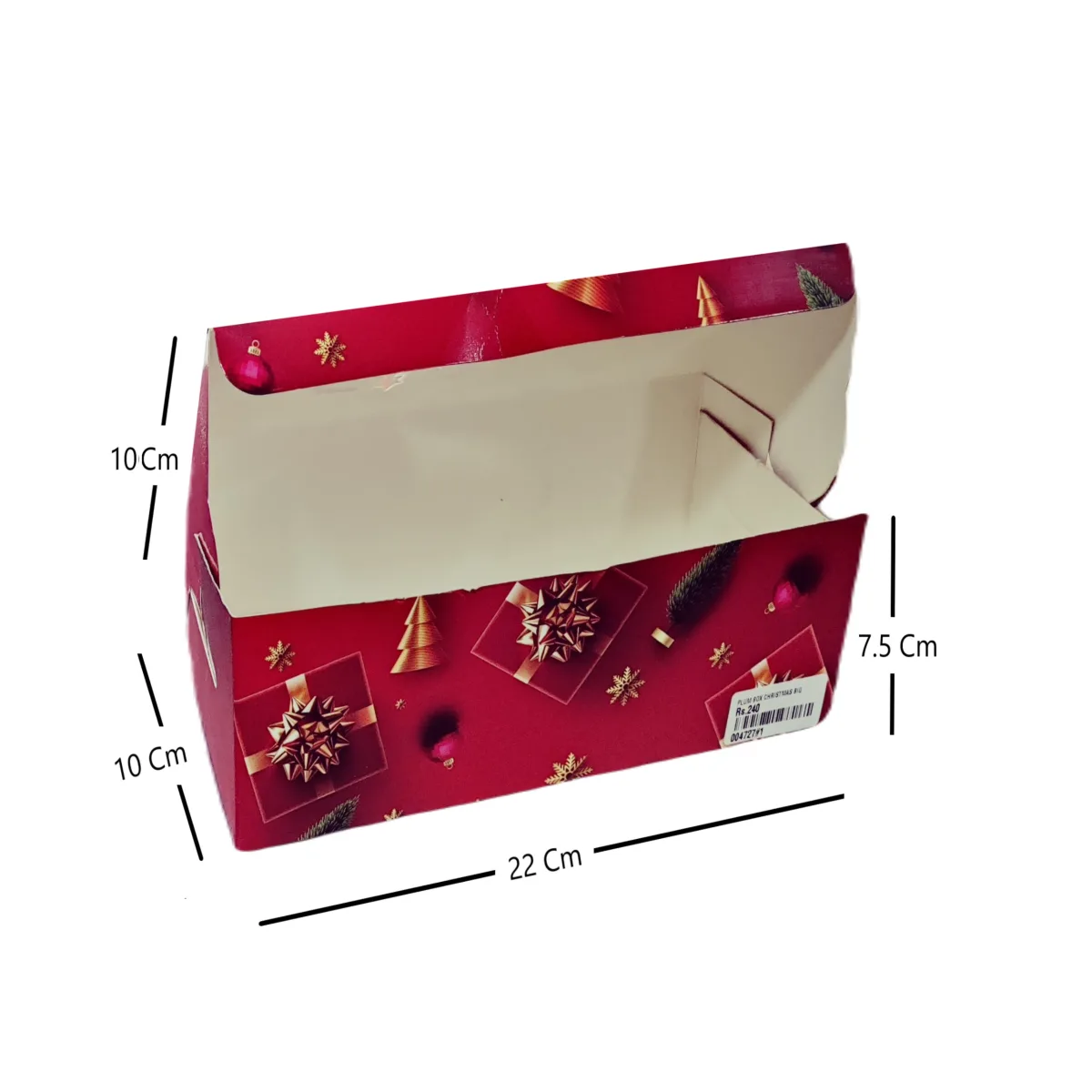 Christmas Plum Cake Box Big - 1