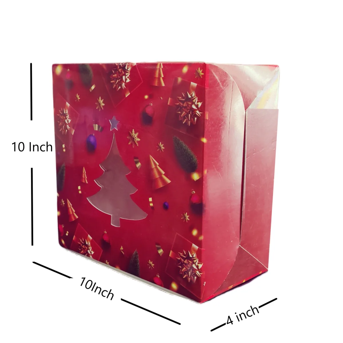 Christmas Cake Box 10 Inch - 1