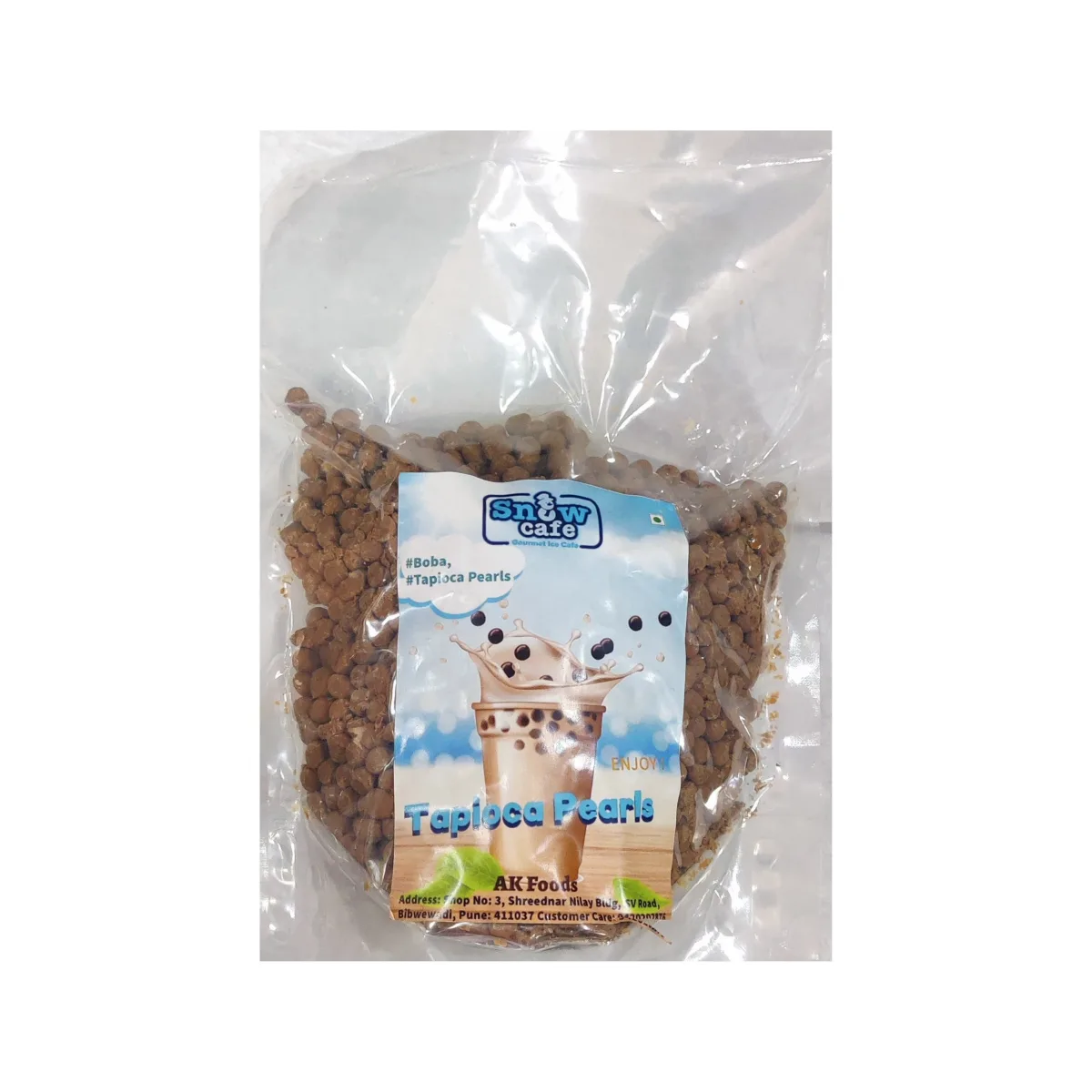 Snow Cafe Tapioca Boba Pearls 1kg Caramel - 1