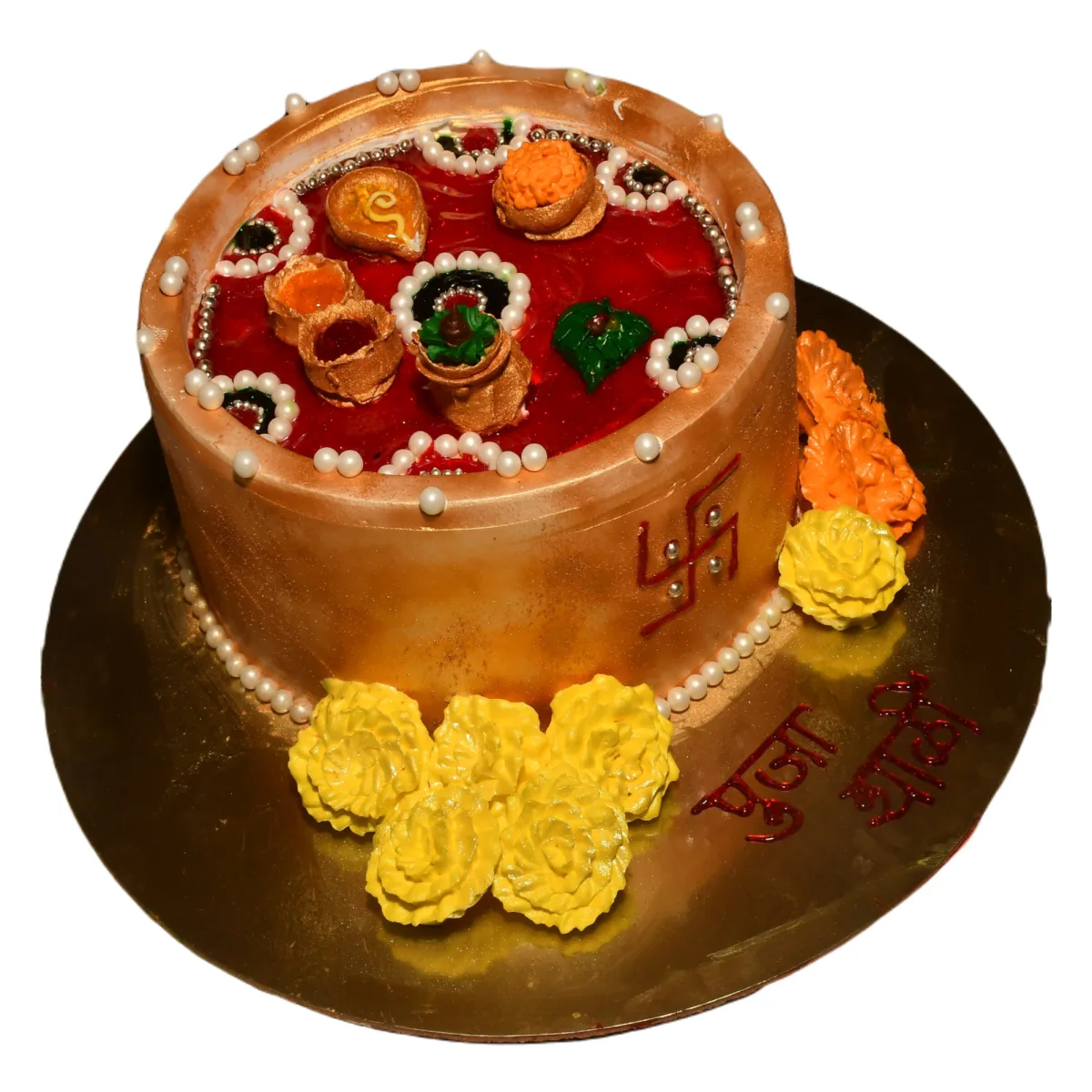 Cake Base Round Golden - 2