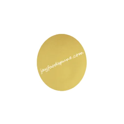Cake Base Round Golden 9 Inch - 1