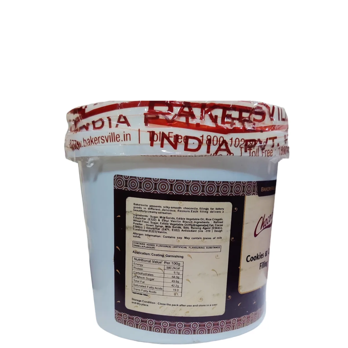 Chocoville Cookies and Cream Filling 1Kg - 2