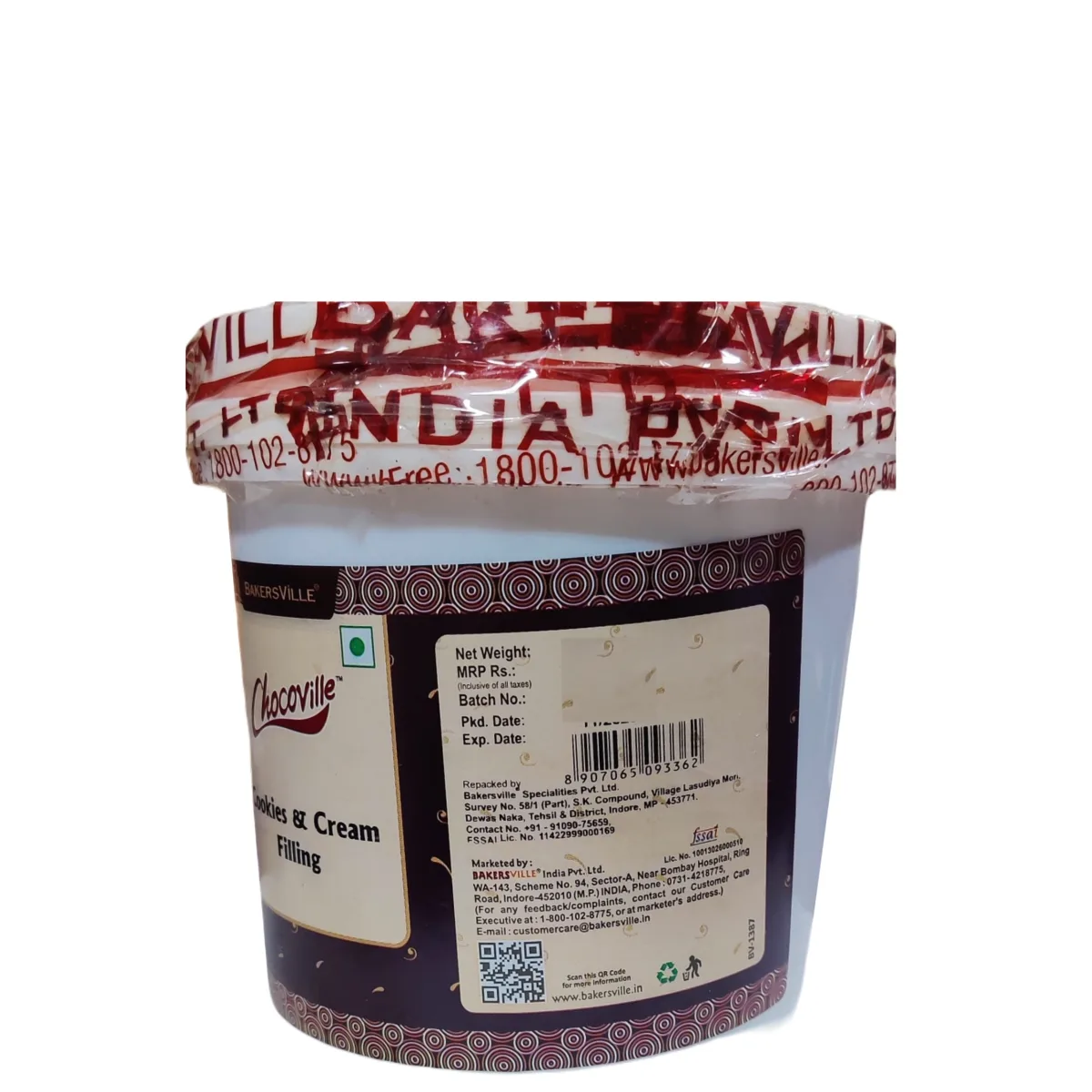 Chocoville Cookies and Cream Filling 1Kg - 3