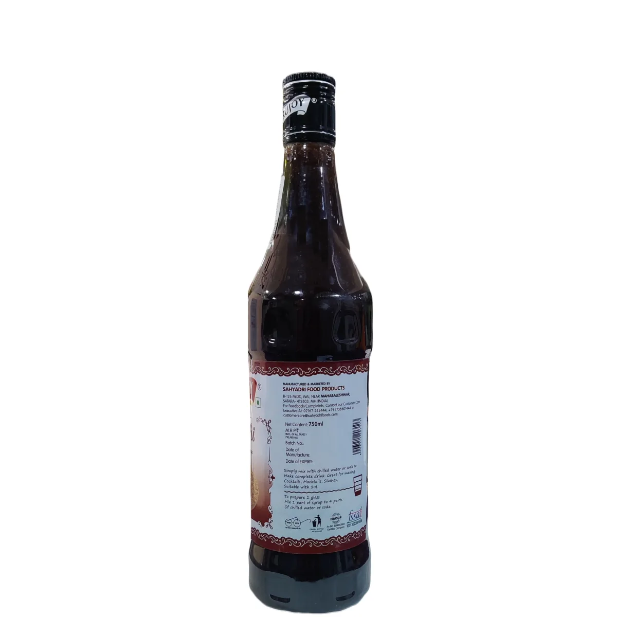 Frujoy Shahi Jeera Syrup 750ml - 3