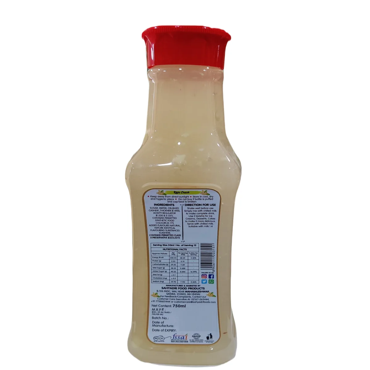 Frujoy Kaju Crush 750ml - 2