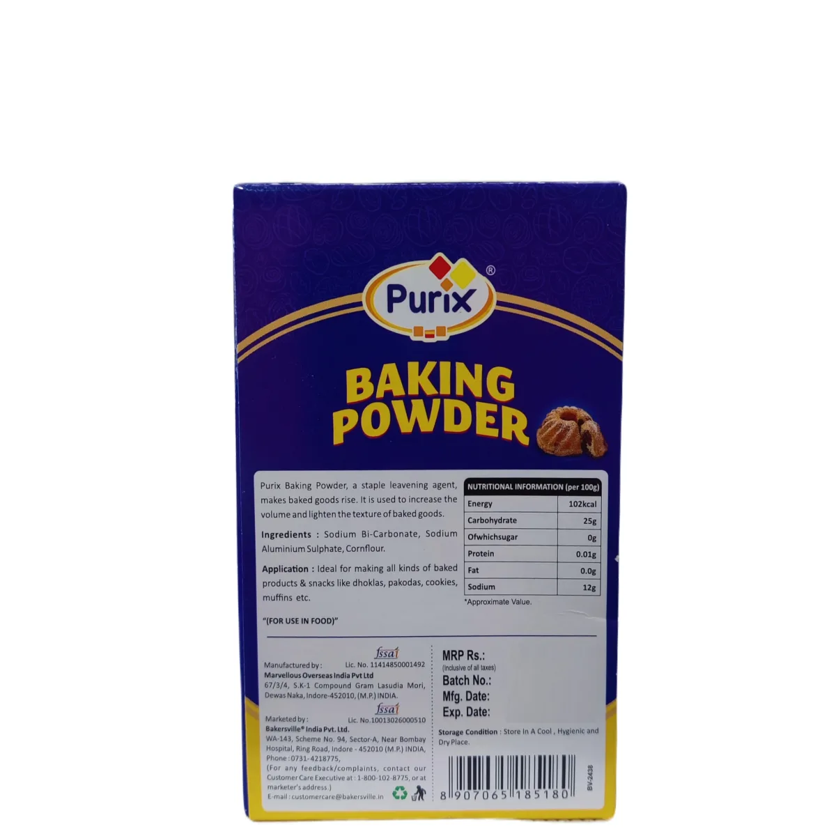 Purix Baking Powder  - 3