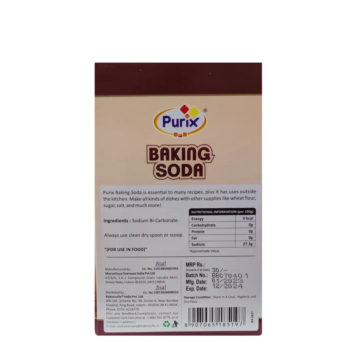 Purix Baking Soda - 3