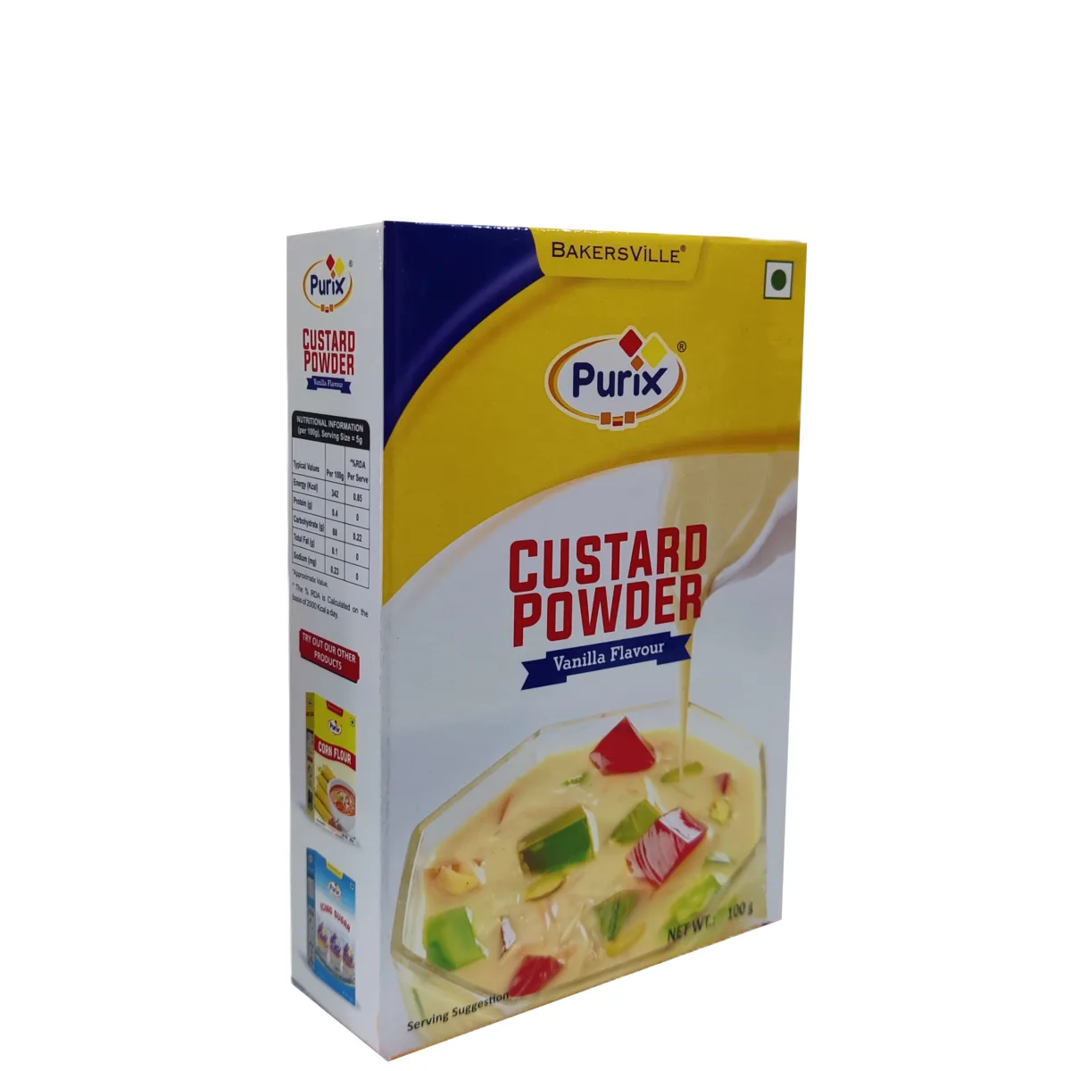 Purix Custard Powder 100 GM - 1