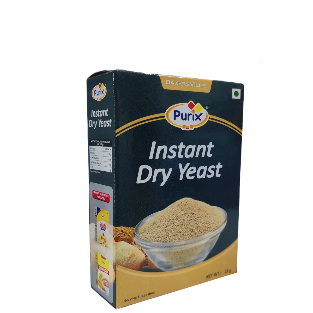 Purix Instant Dry Yeast 25gm - 1