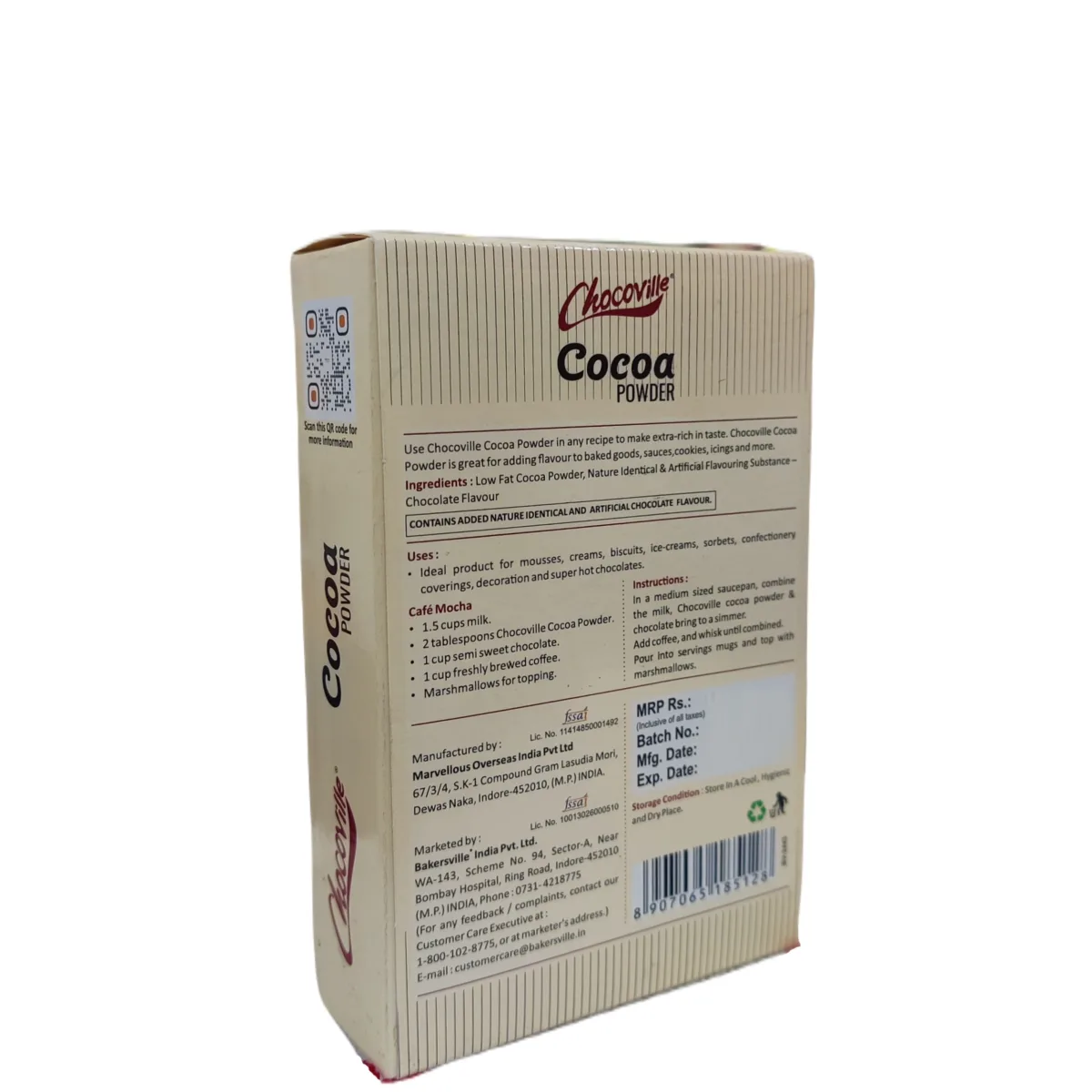 Chocoville Cocoa Powder 50gm - 2