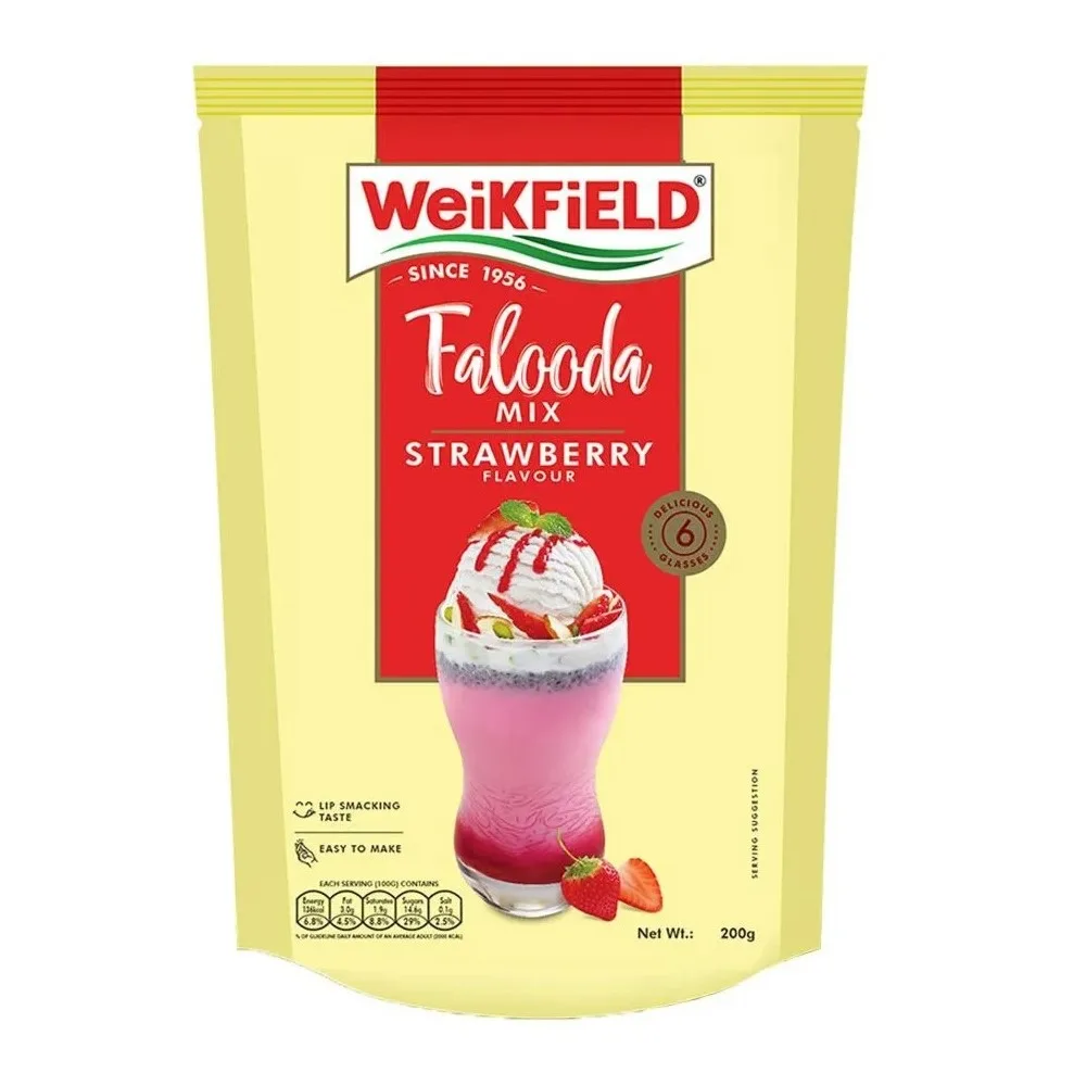 Weikfield Falooda Mix 200gm Strawberry - 1