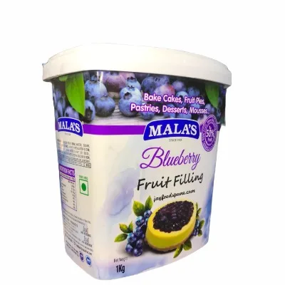 Malas Blueberry  Filling 1kg Bucket - 1
