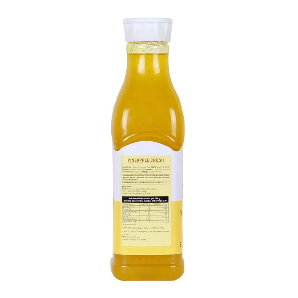 Fruitbell Fruit Crush Pineapple 1Ltr - 3