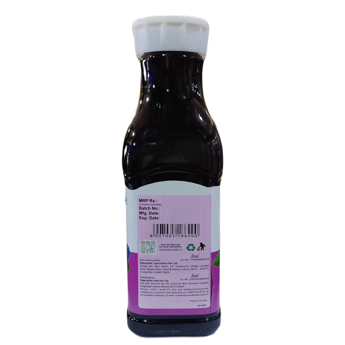 Fruitbell Fruit Crush Blueberry 1Ltr - 2