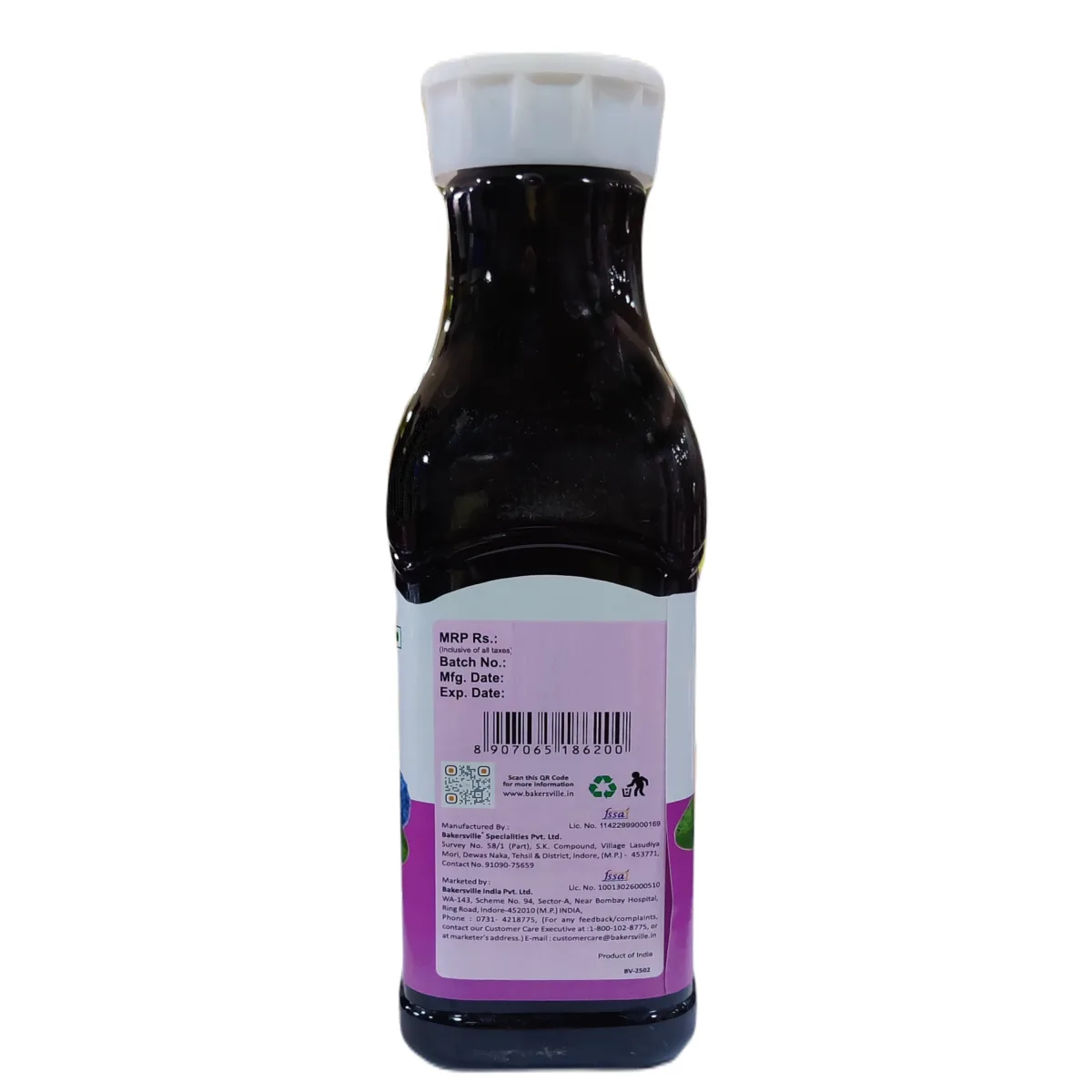Fruitbell Fruit Crush Blueberry 1Ltr - 3