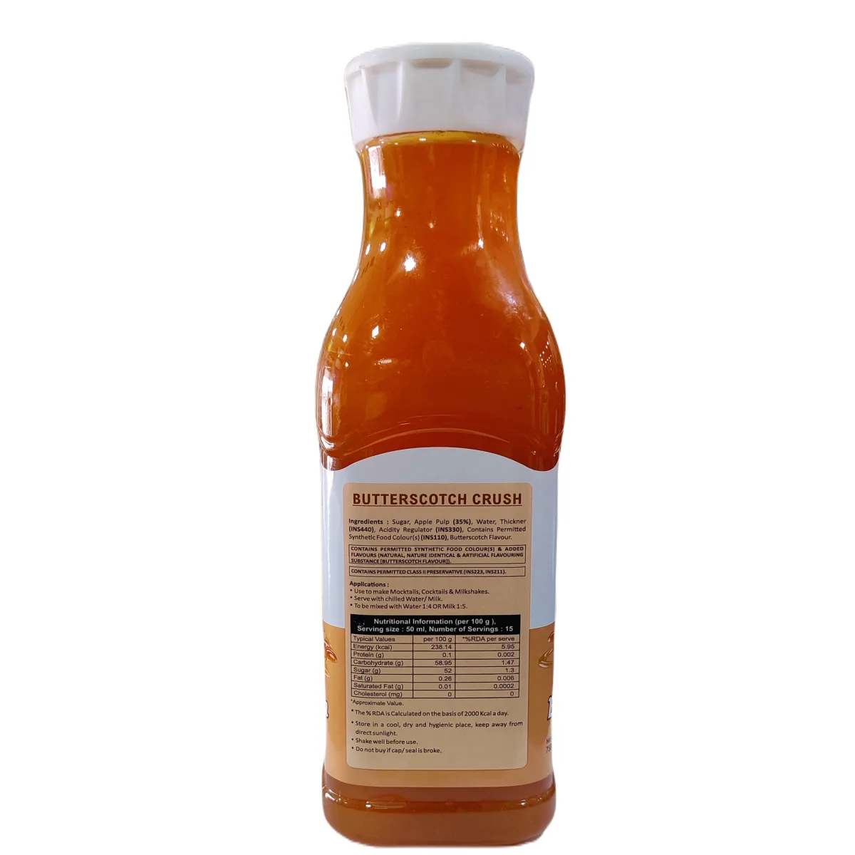 Fruitbell Fruit Crush Butterscotch 1Ltr - 3
