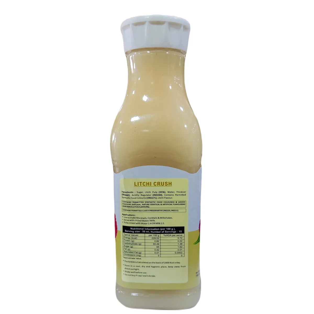Fruitbell Fruit Crush  Litchi  1Ltr - 2
