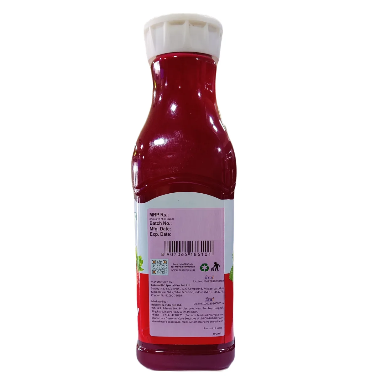 Fruitbell Fruit Crush Strawberry  1Ltr - 3