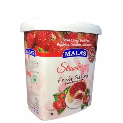 Malas Strawberry Filling 1kg Bucket - 1
