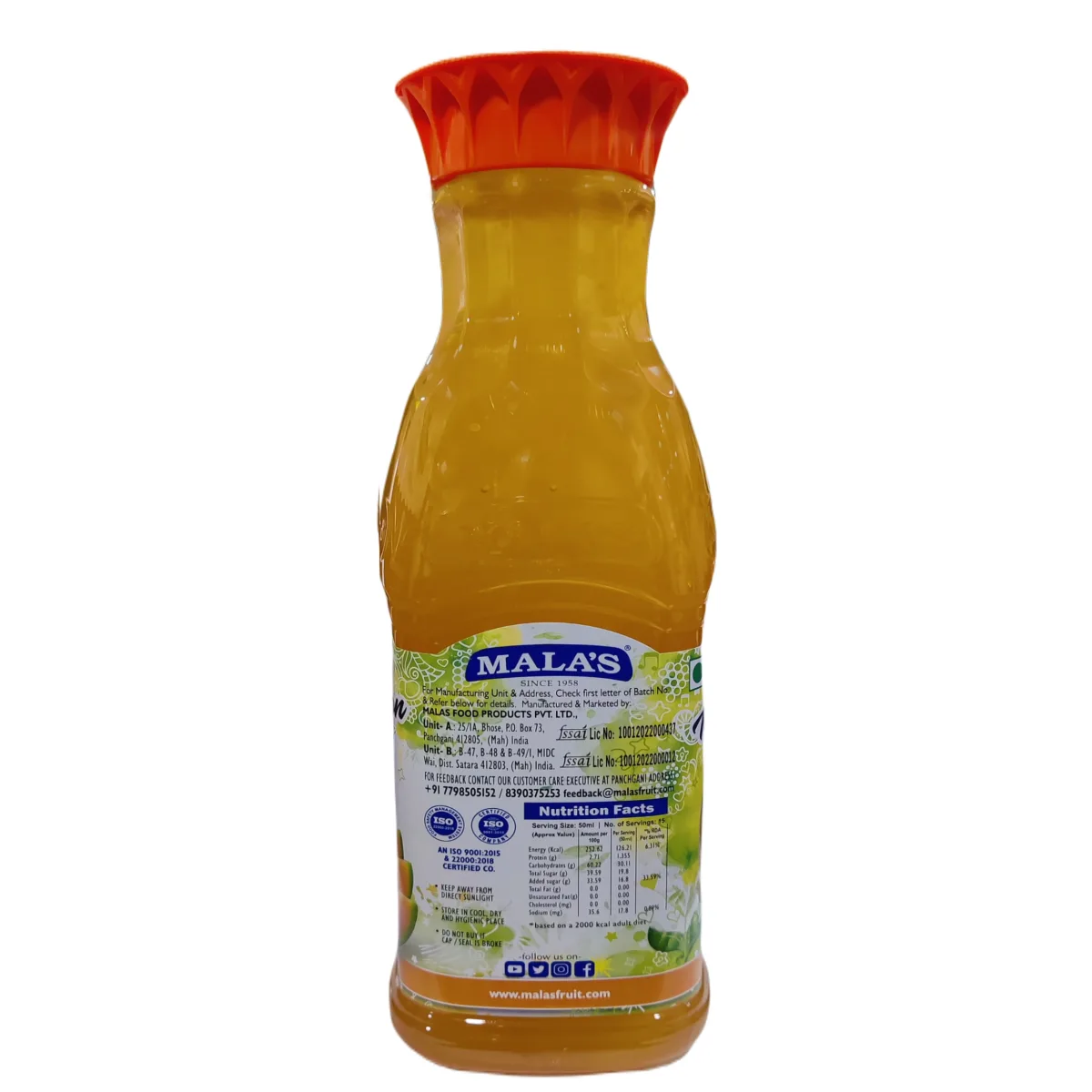 Malas Muskmelon Crush 750ml - 3