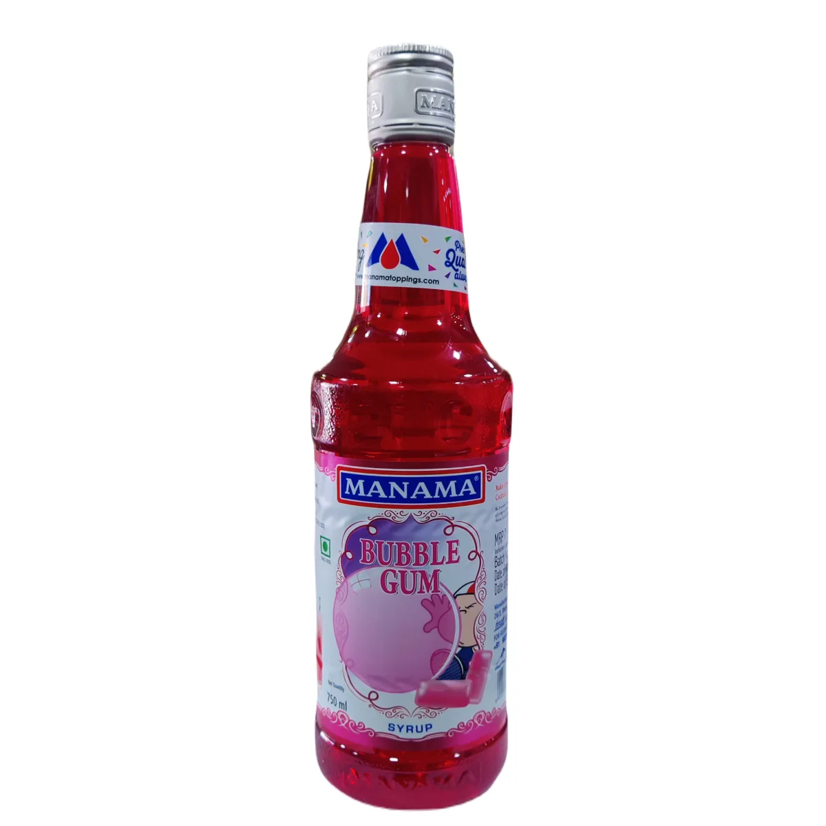 Manama Bubble Gum Syrup 750ml - 1