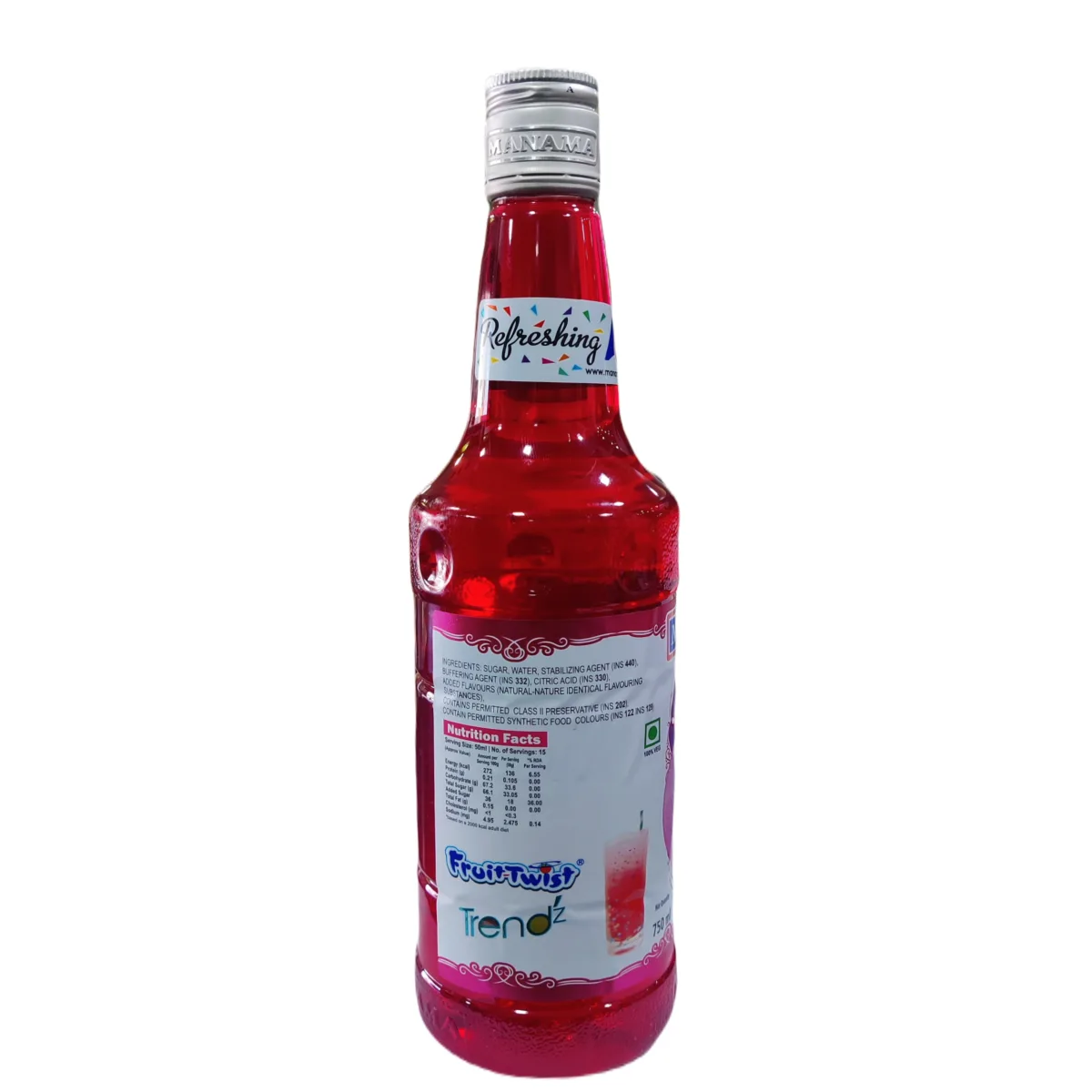 Manama Bubble Gum Syrup 750ml - 2